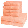 FROTTIERSET Cashmere feeling 6-teilig - Orange, Textil (50/100cm) - Ross