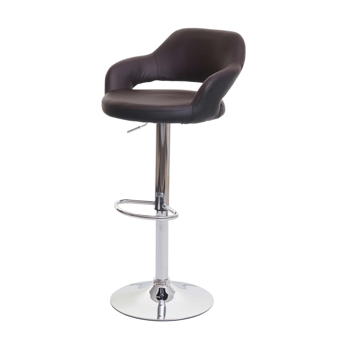 BARHOCKER Braun, Schwarz - Schwarz/Braun, Textil (51/105/55cm) - MCW