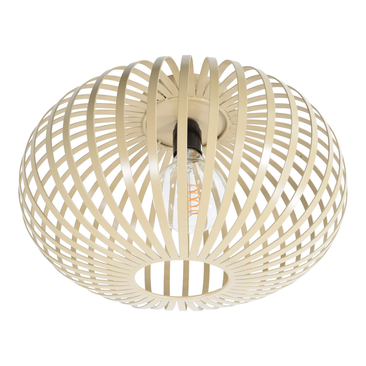 DECKENLEUCHTE Flow - Beige, Metall (40/40/23cm)