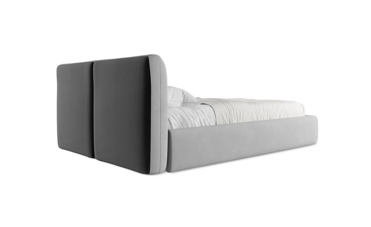 POLSTERBETT mit Bettkasten und Lattenrost 180x228 Schwarz - Schwarz, Kunststoff/Textil (160/200cm) - Makamii