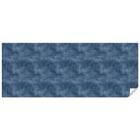 TAPETE - Leinen - Textur - Muster - Denim - Rustikal - 500x200 cm - Blau, Papier (500/200cm) - OnlyWow