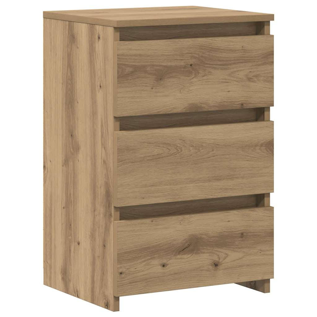 vidaXL Nachttische Eiche Artisan 35x62.5x40 cm