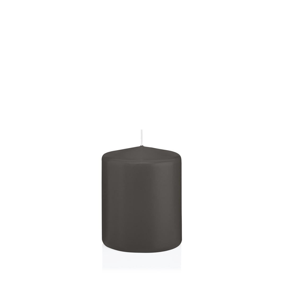 Wiedemann Kerzen Stumpenkerzen Grau 10 cm