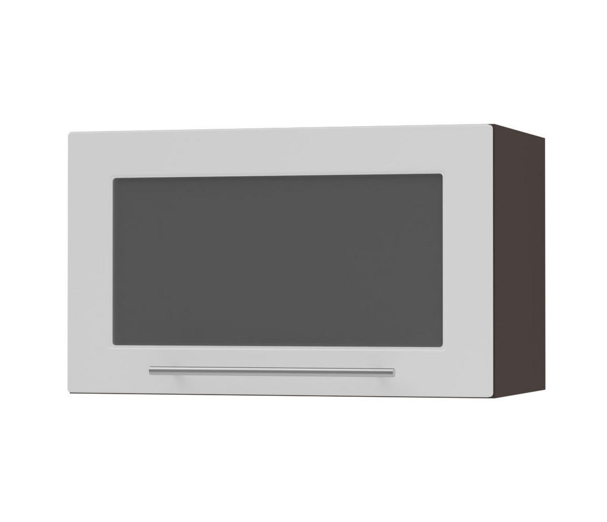 KLAPPHÄNGESCHRANK Kvantum W4BS/60-AV Weiß Matt / Lava Matt 60 / 32,5 / 36cm - Dunkelgrau/Weiß, Holz/Holzwerkstoff (60/36/32.5cm) - Feldmann-Wohnen