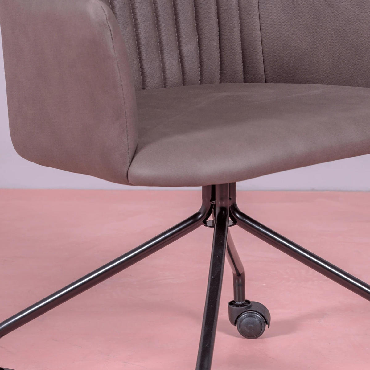 BÜROSTUHL Textil Braun - Braun, Textil (58/82/55cm) - Nest Dream