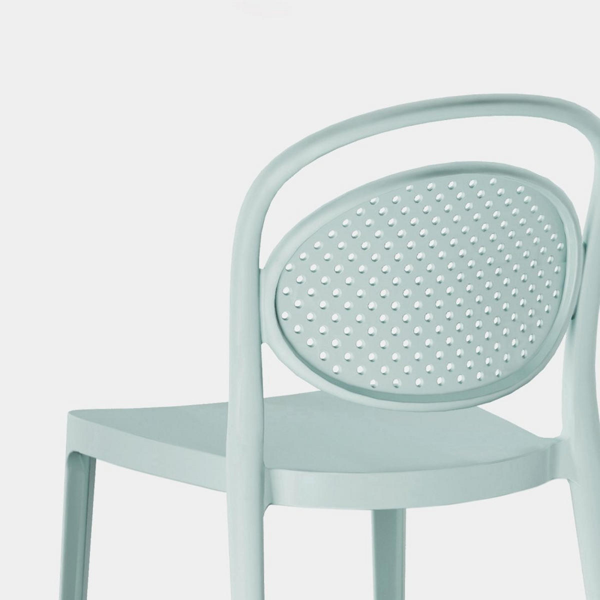 STUHL FÜR DRAUSSEN Kira Grün 43 cm x 80 cm - Grün, Kunststoff (43/80/53cm)