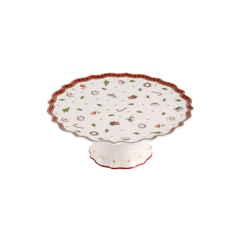 KUCHENPLATTE AUF FUSS Toy's Delight bunt ø 21 cm - Multicolor, Keramik (21/8/21cm) - Villeroy & Boch