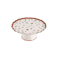 KUCHENPLATTE AUF FUSS Toy's Delight bunt ø 21 cm - Multicolor, Keramik (21/8/21cm) - Villeroy & Boch