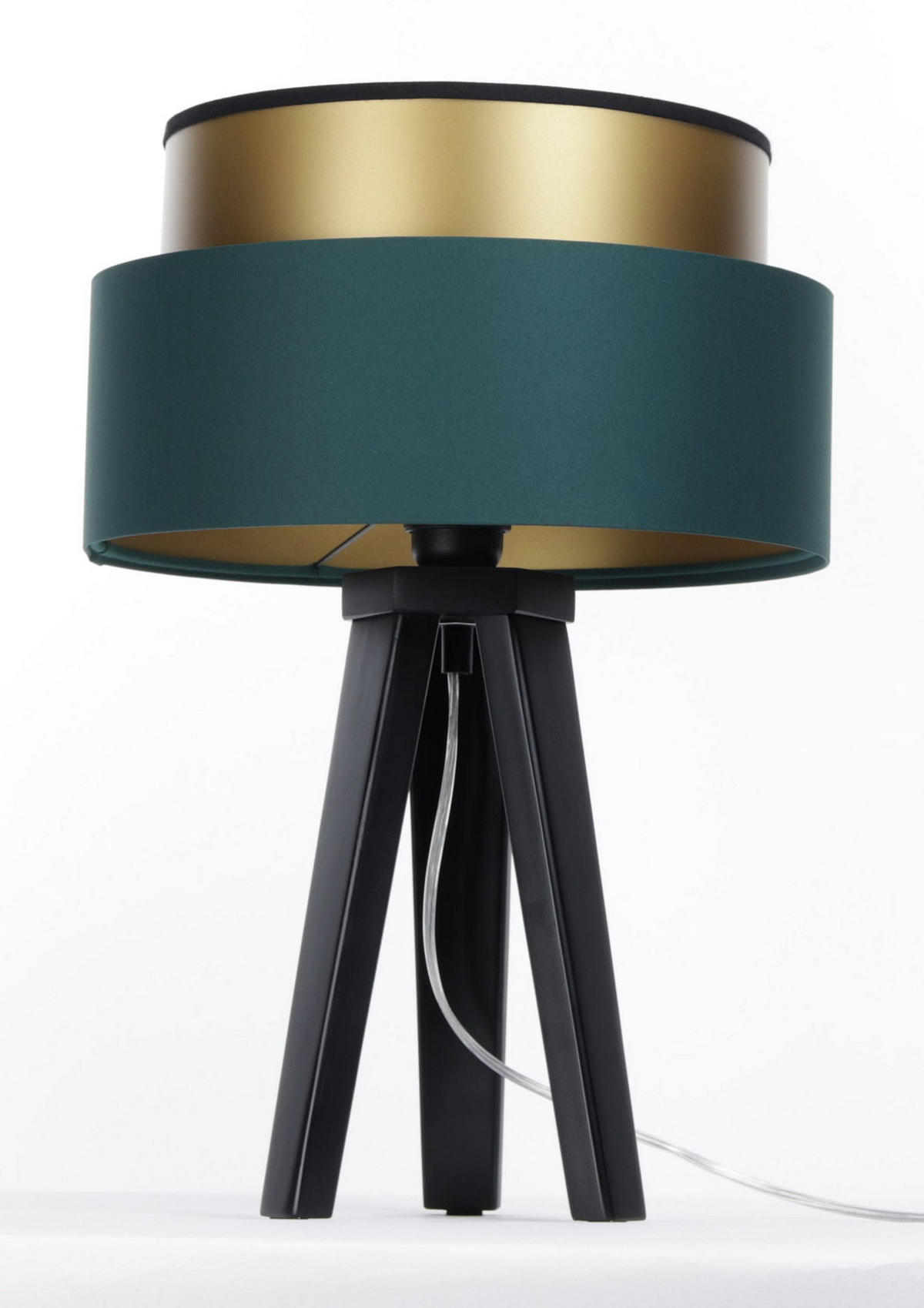 TISCHLAMPE Grün 30/45 cm - Goldfarben, Kunststoff (30/0.7/45cm) - ONZENO