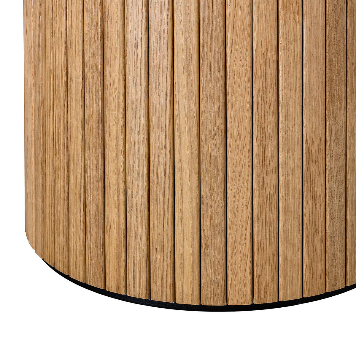 ESSTISCH - MDF / Eisen - Eichefarben, Holzwerkstoff/Metall (120/120/75cm) - home24