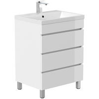 WASCHTISCH Frome-02 - Weiß, Holzwerkstoff (70/84/48cm) - Lomado