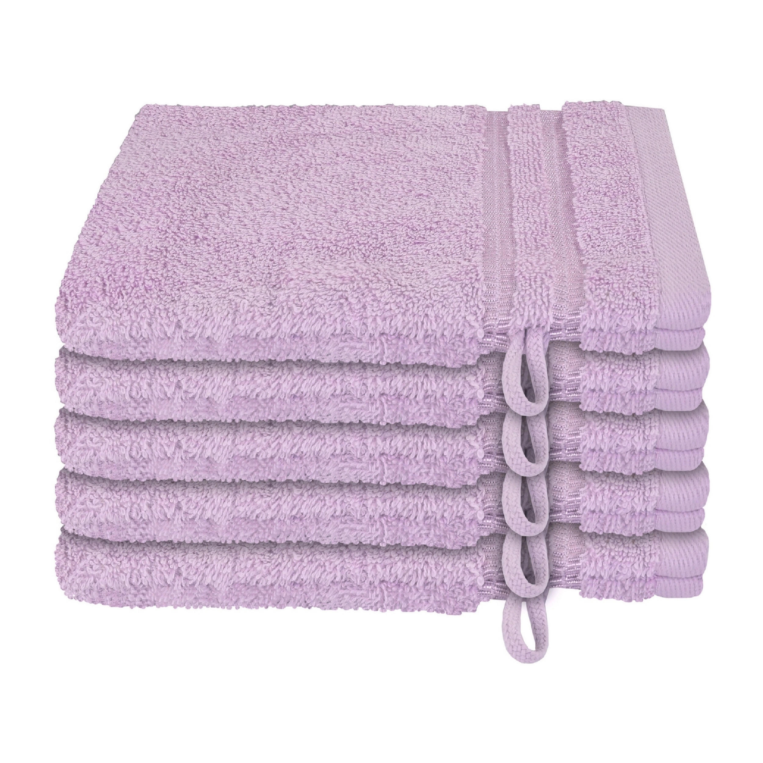 WASCHHANDSCHUHSET Milano - 5-teilig - 16 x 22 cm - Rosé - Rosa, Textil (16/22cm) - SCHIESSER