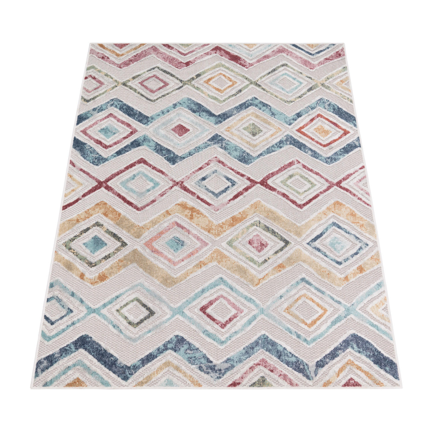 OUTDOORTEPPICH 60/100 cm Fusion 761 - Multicolor, Textil (60/100cm) - Paco Home