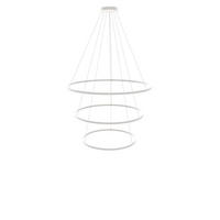 LED-HÄNGELAMPE 3er Ring Weiß Ø 120 | 100 | 80cm - Weiß, Metall (1.3/120/3.3cm) - s.luce