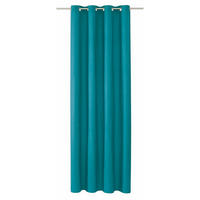 ÖSENVORHANG DOVE Blickdicht - Petrol, Textil (140/0.5/245cm) - Tom Tailor