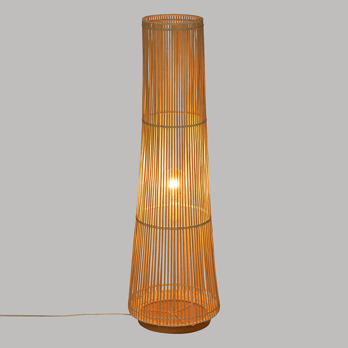 Thumbnail - Atmosphera Createur d´interieur Rattanlampe, Braun, Naturmaterialien, 30.5x100x30.5 cm, Lampen & Leuchten, Innenbeleucht...