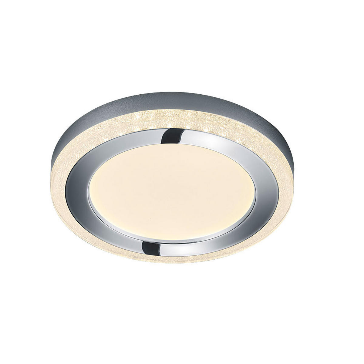 LED DECKENLEUCHTE SLIDE Weiß - Weiß, Kunststoff (40/40/4cm)
