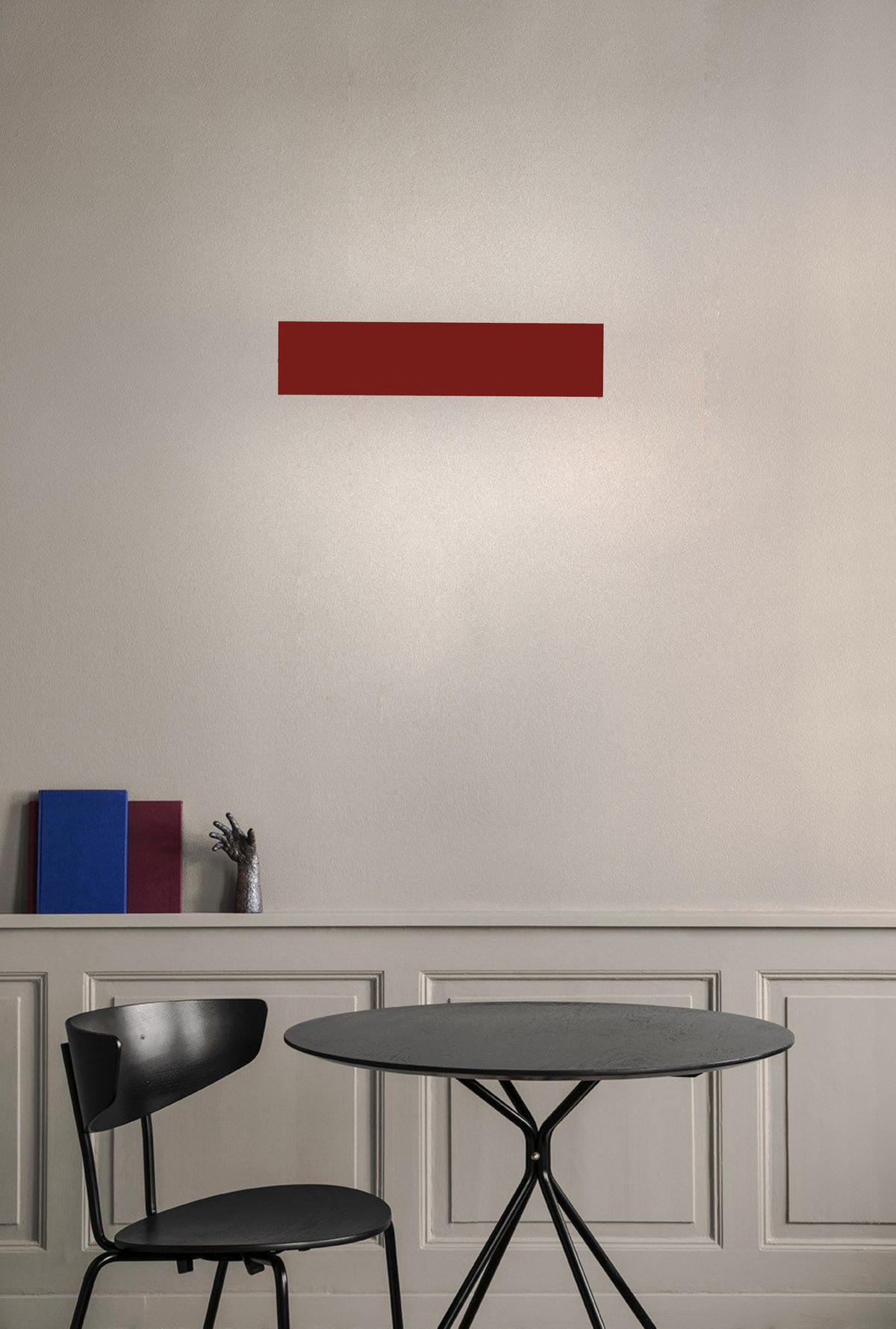 WANDLEUCHTE - Rot, Metall (45/10/10cm) - Lumicom