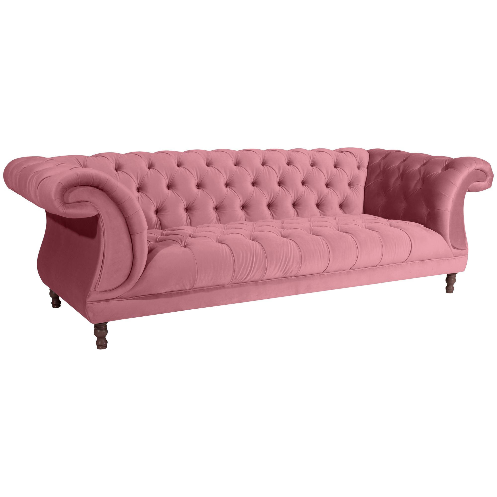 58aufmkessel Chesterfield Rosa 253x80x100 cm