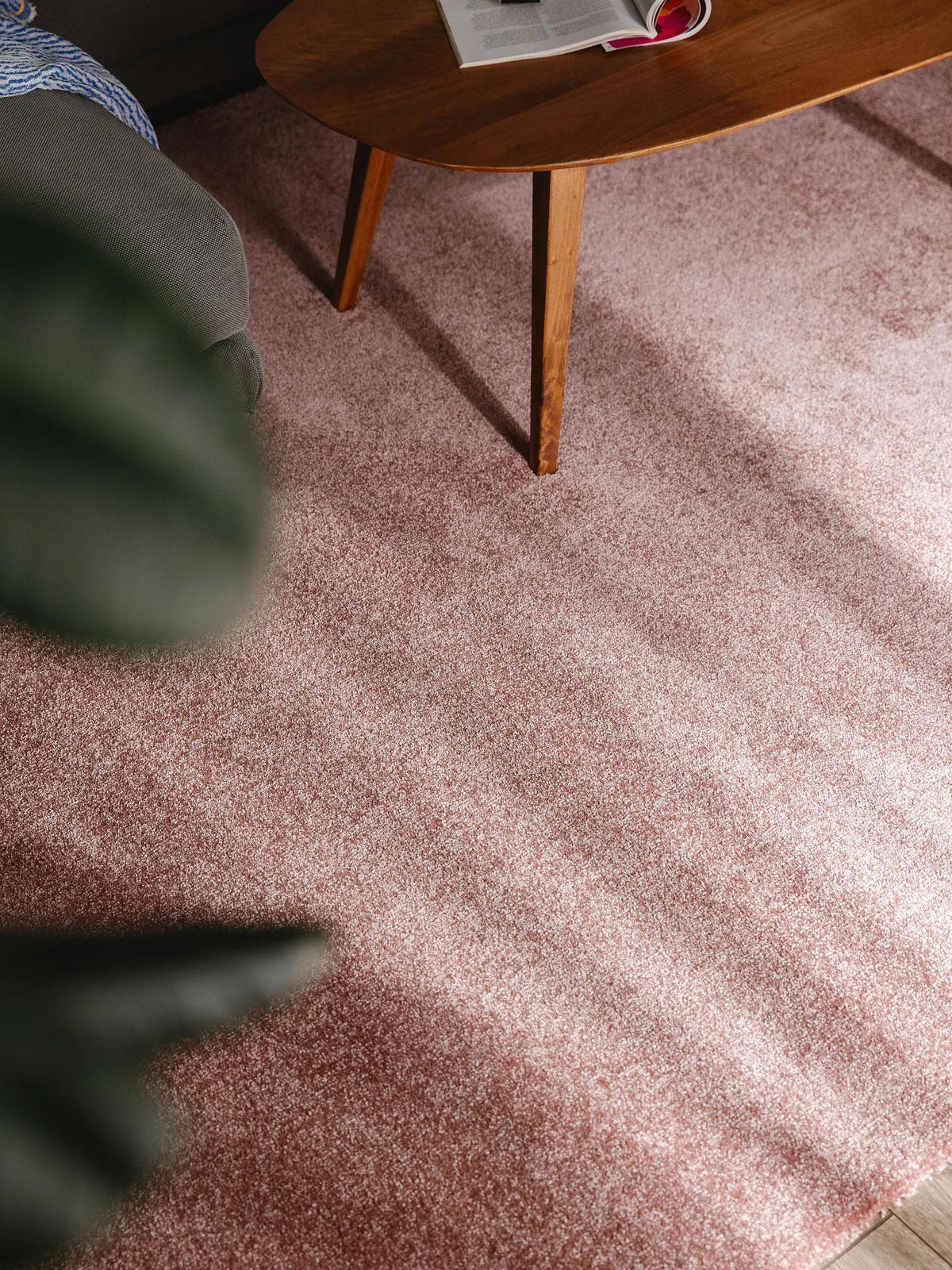 PRATELNÝ shaggy koberec Melvin Růžová 200x250 cm - růžová, plast/umělá hmota (200/250cm) - benuta Nest