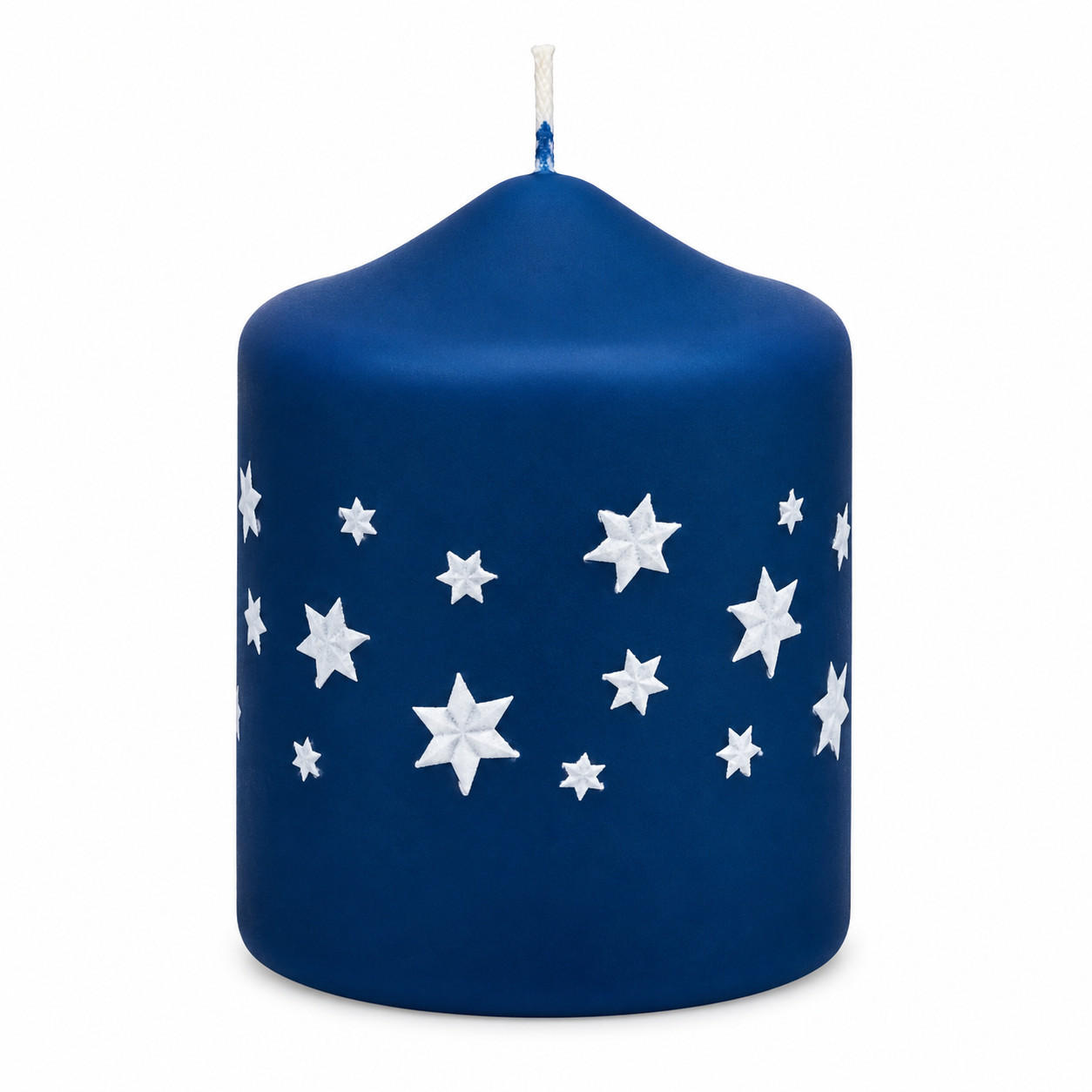Kopschitz Kerzen Adventskerzen Blau 6x8x8 cm