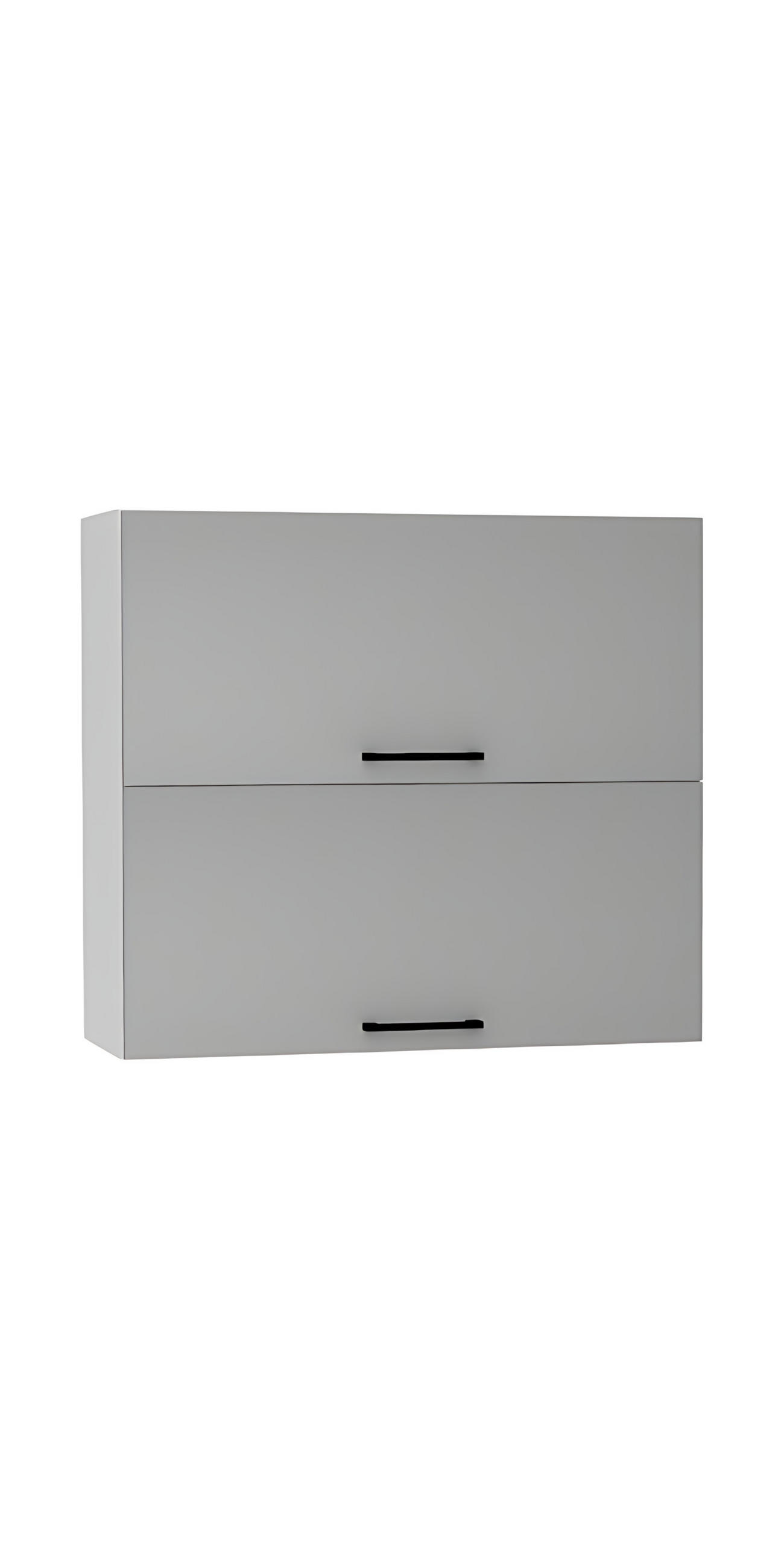 HÄNGESCHRANK W80GRF/2 - Morvex - Funktionales Design Konzept - Grau, Holz/Metall (80/72/30cm) - ROYAL24_MARKT
