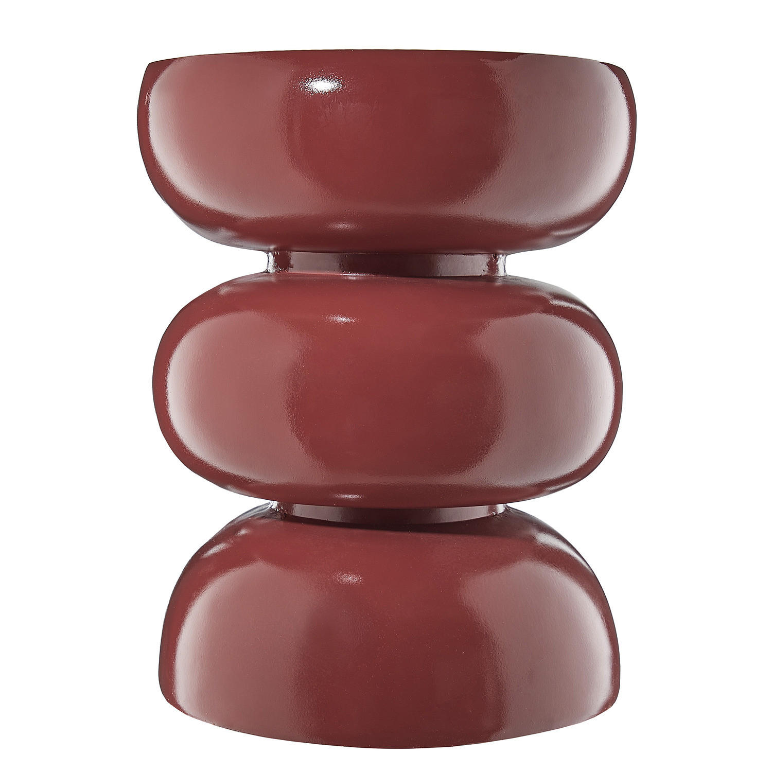 BEISTELLTISCH Pieces - Rot, Kunststoff (35/35/45cm) - Butlers