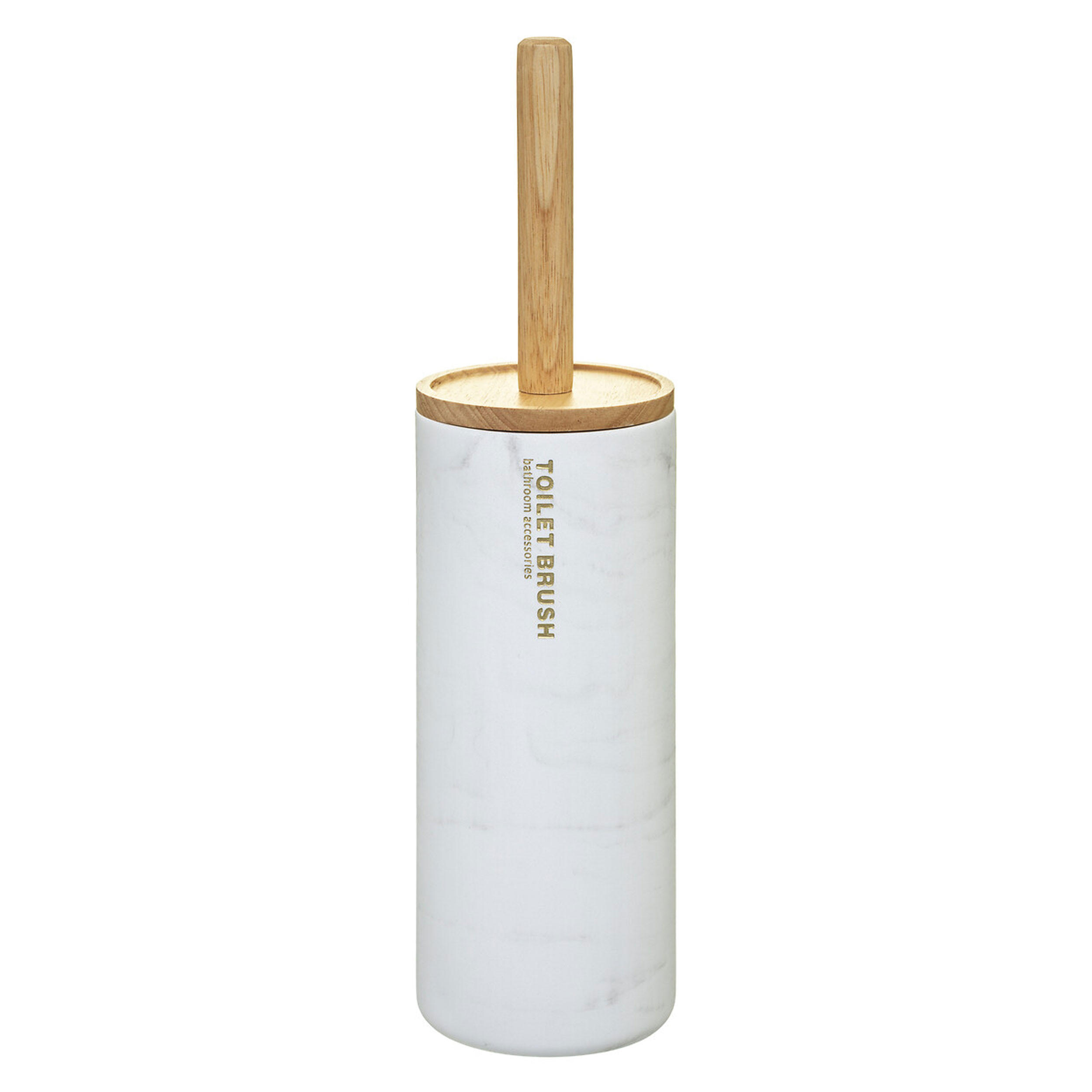 WC-BÜRSTE Lea, Polyresin, Kunststoff, Weiß - Weiß, Kunststoff (10.2/37.8/10.2cm) - 5five Simply Smart
