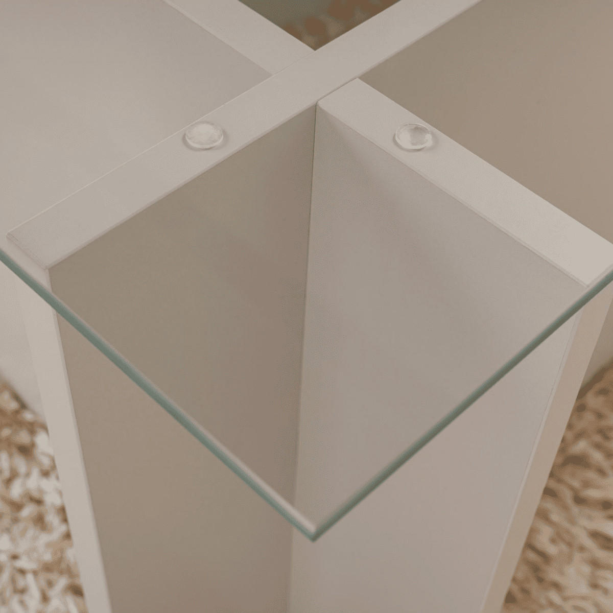 COUCHTISCH vetrino Grau - Grau, Holzwerkstoff (70/65/40cm) - Calicosy