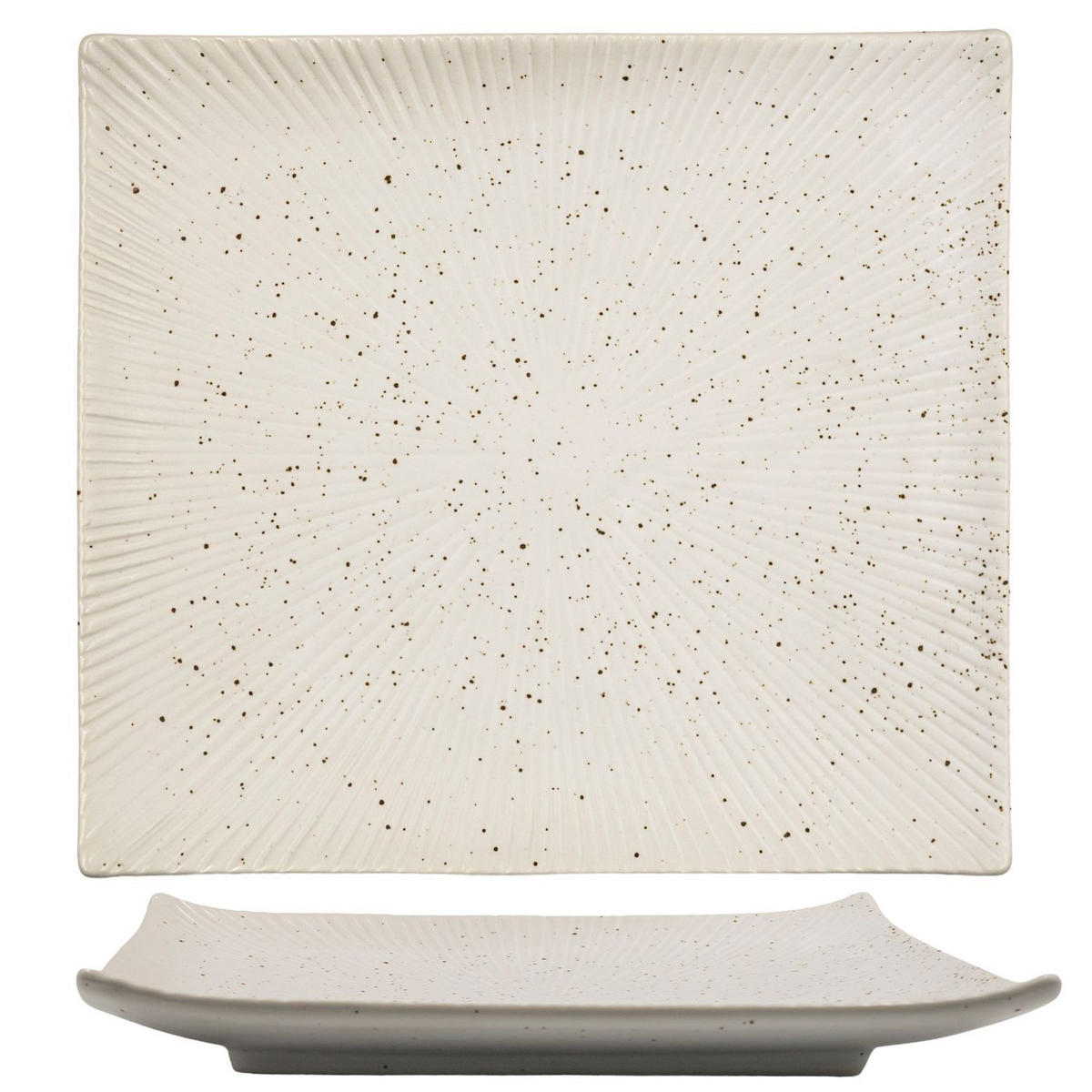 SUSHI PLATTE - Weiß, Keramik (23.4/3.8/26cm) - Intirilife