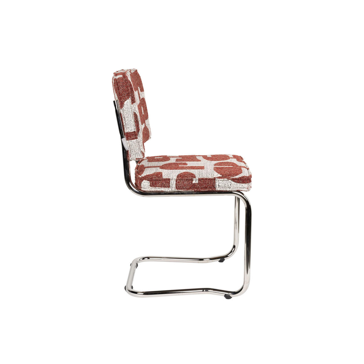 ESSZIMMERSTUHL Ridge Deco Symbols Kink Rot - 2 er Set - Rot, Kunststoff (48/85/50cm) - Zuiver