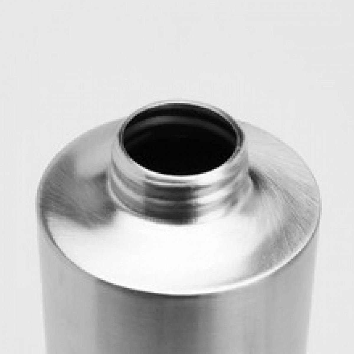 SEIFENSPENDER Edelstahl 250 ml Zylindrisch Für Küche und Bad - Silberfarben, Metall (7/20.5/7cm)