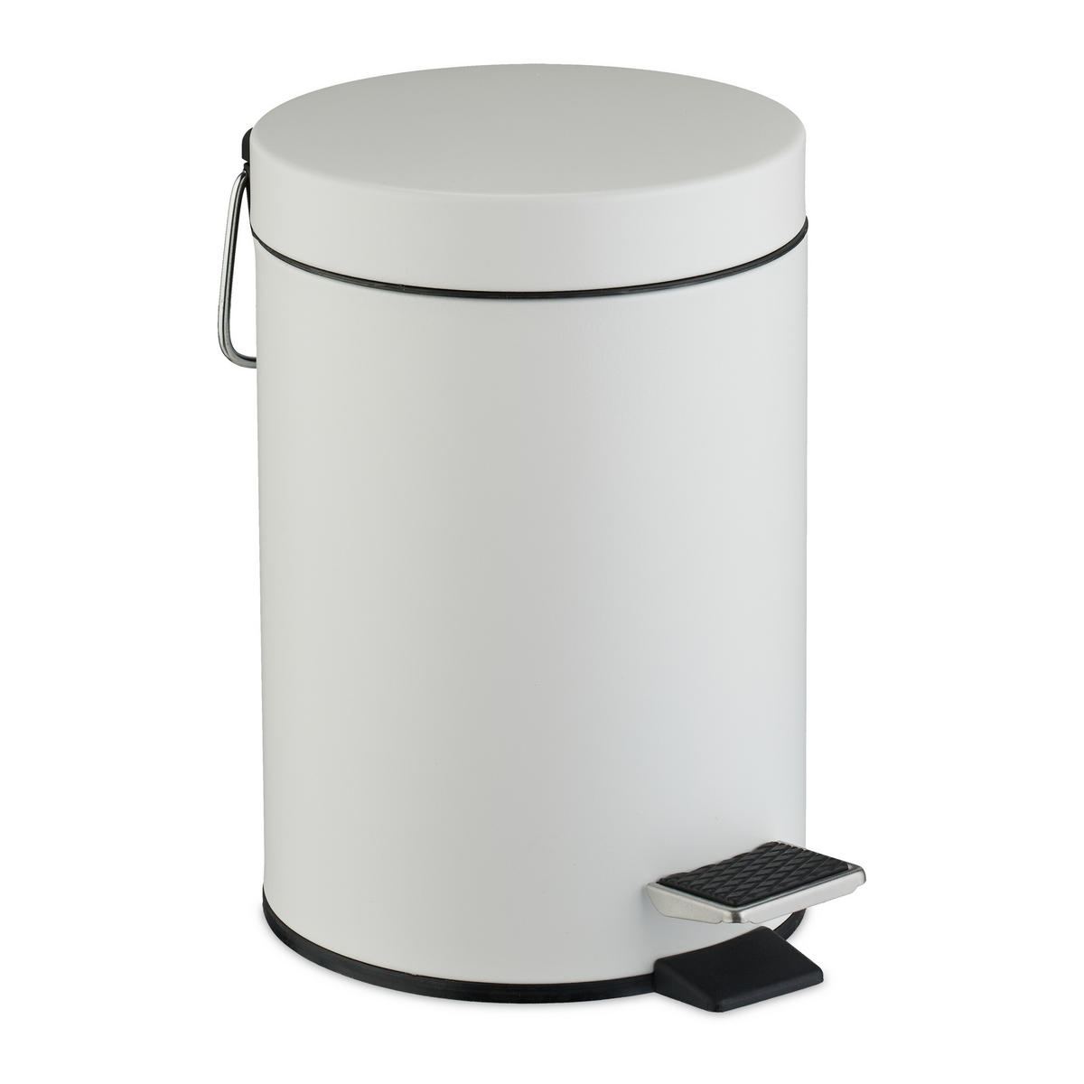 KOSMETIKEIMER - Weiß, Kunststoff/Metall (17/25/23cm) - Relaxdays