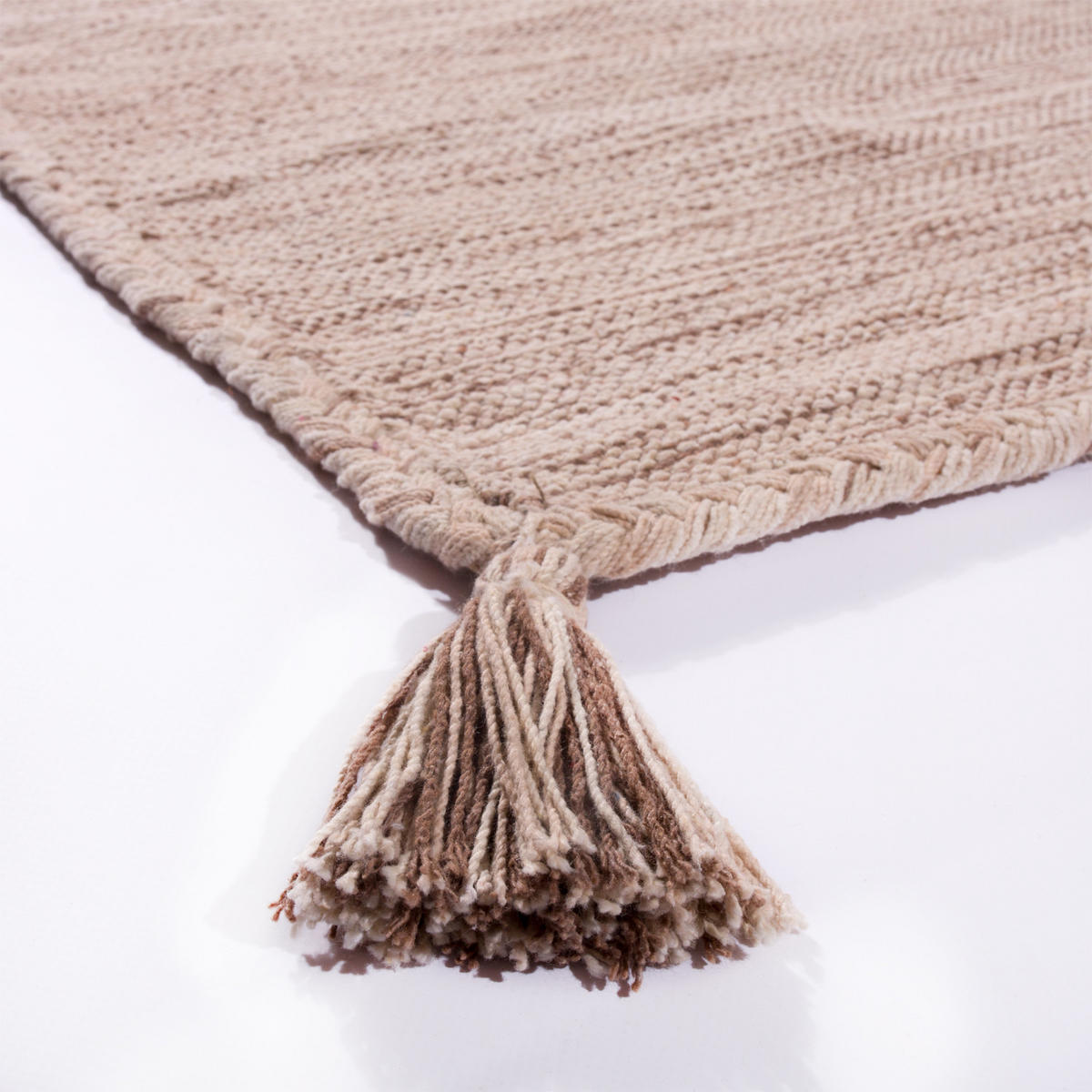 HOCHFLORTEPPICH 120/170 cm Kilim 210 - Beige, Textil (120/170cm) - Paco Home