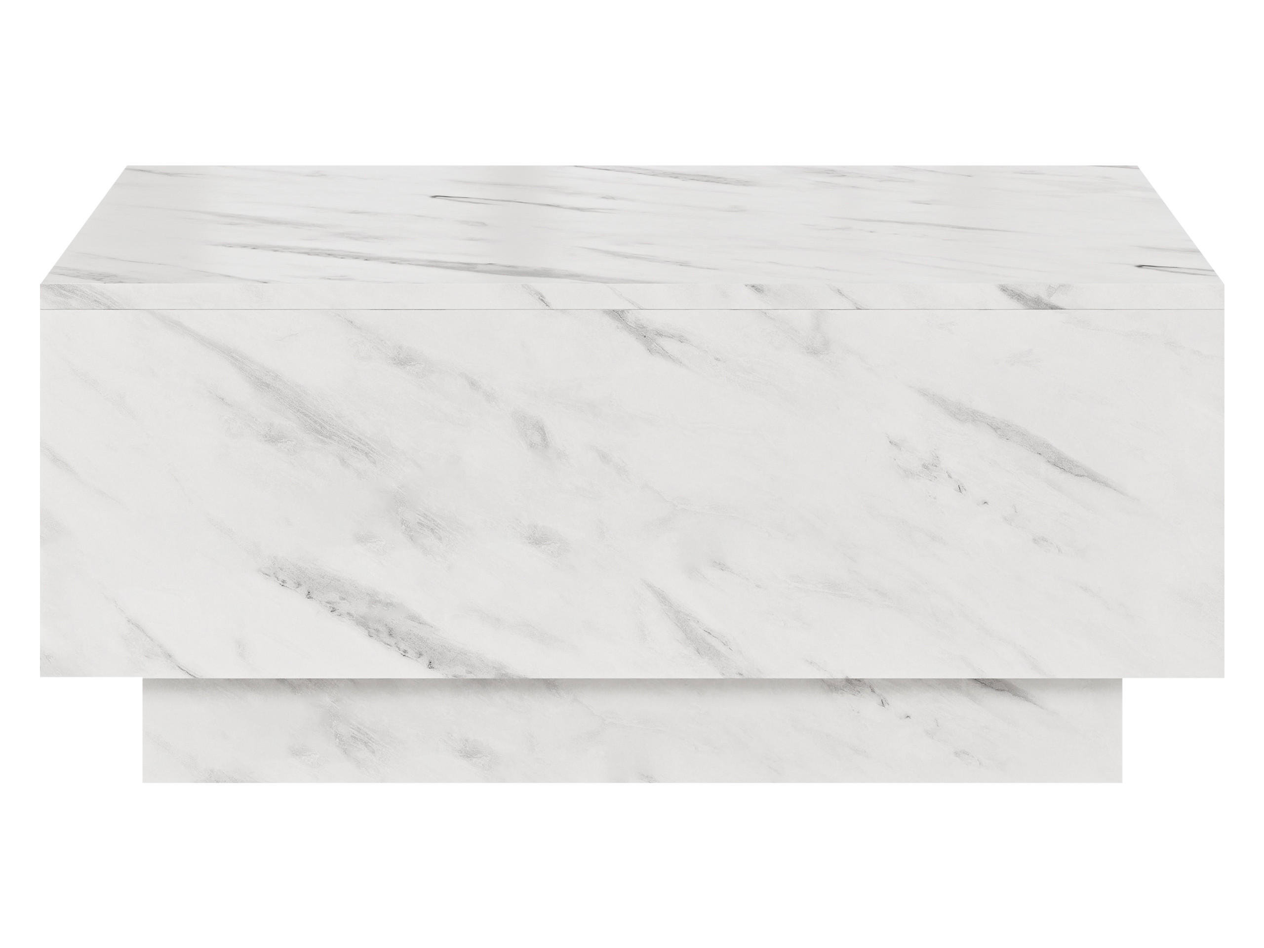 COUCHTISCH Moon 90x60 - Creme, Holzwerkstoff (60/90/40cm) - MIRJAN24