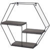 WANDREGAL Grau - Grau, Holz (49/43/11cm) - MCW