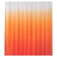 DUSCHVORHANG Magic Orange 180 x 200 cm - Orange, Kunststoff (180/200cm) - Sanilo