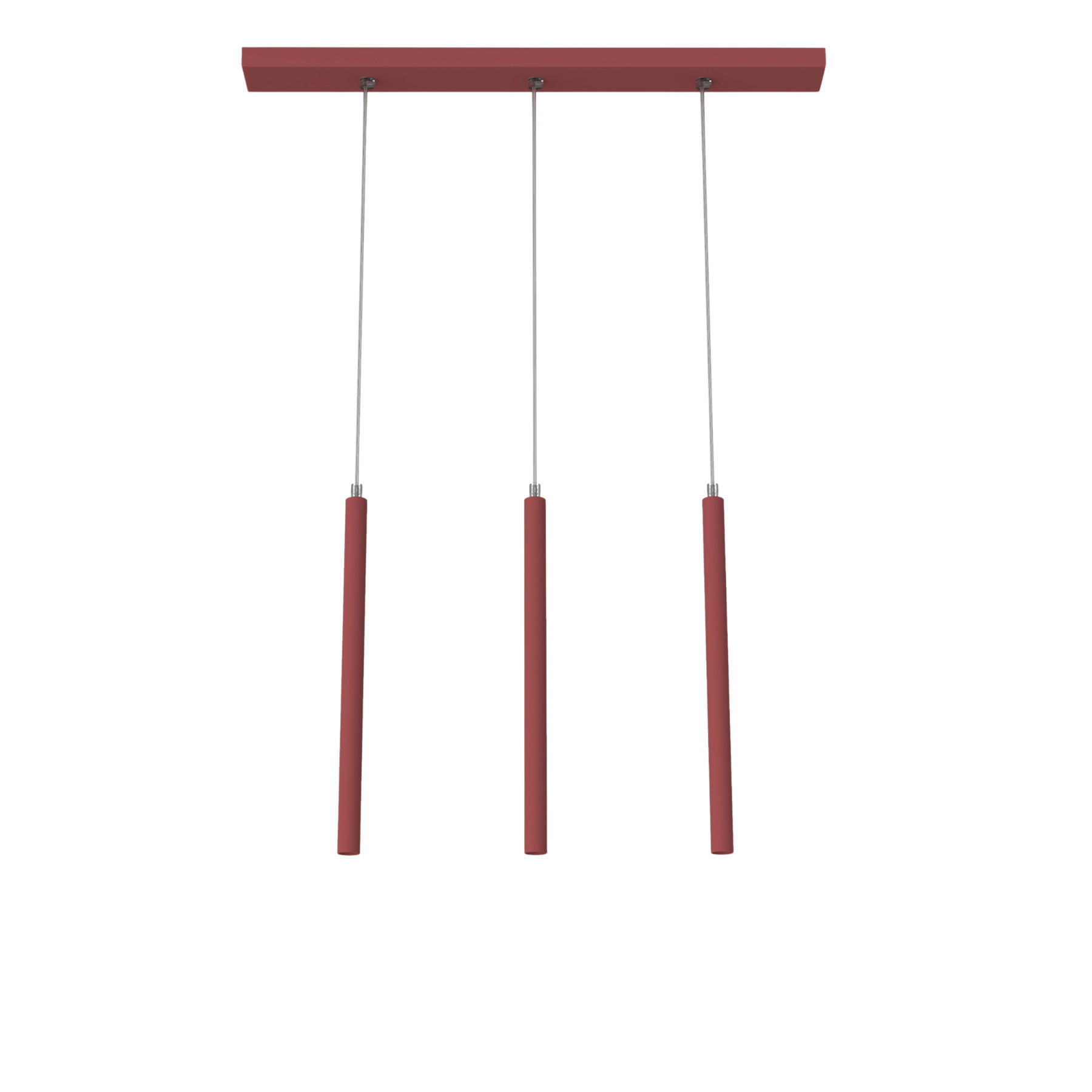 LED-HÄNGELEUCHTE Stelo X3 H40 - Rot, Metall (6/70/40cm) - Lumicom