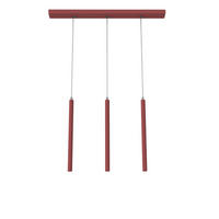 LED-HÄNGELEUCHTE Stelo X3 H40 - Rot, Metall (6/70/40cm) - Lumicom