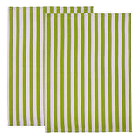 KÜCHENTUCH (2er-Set) Vegas Stripes - Grün, Textil (50/70cm) - Butlers