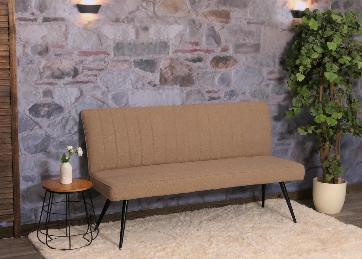 SITZBANK Braun - Braun, Textil (160/90/60cm) - MCW