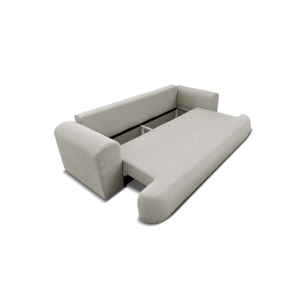 Thumbnail - Fun Möbel Schlafsofa, Creme, Textil, 240x78x110 cm, Wohnzimmer, Sofas & Couches, Schlafsofas