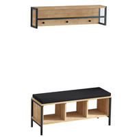 FLURMÖBEL Torun Braun - Braun, Holzwerkstoff (100/43/35cm) - Concept Usine