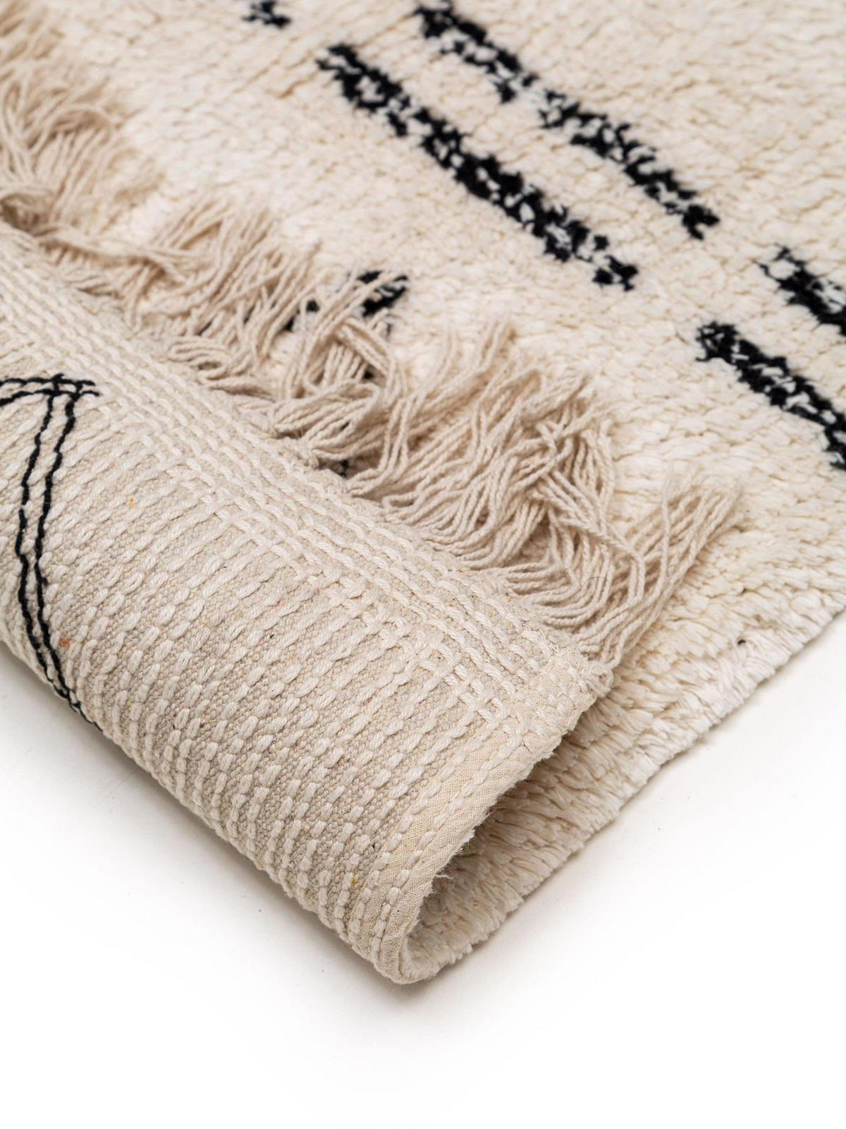 BAUMWOLLTEPPICH waschbar Naomi Cream 160x230 cm - Beige, Textil (160/1cm) - KUNSTLOFT