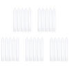 STABKERZE (25er Set) Rainbow - Weiß, Paraffin (2.2/18/2.2cm) - BUTLERS