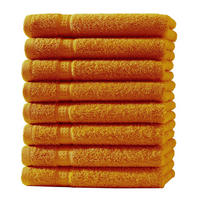 HANDTUCH 50x100 cm Frottier Handtücher im 8er Set aus 100% Baumwolle, Orange 500g/m2 - Orange, Textil (50/100cm) - Carpe Sonno