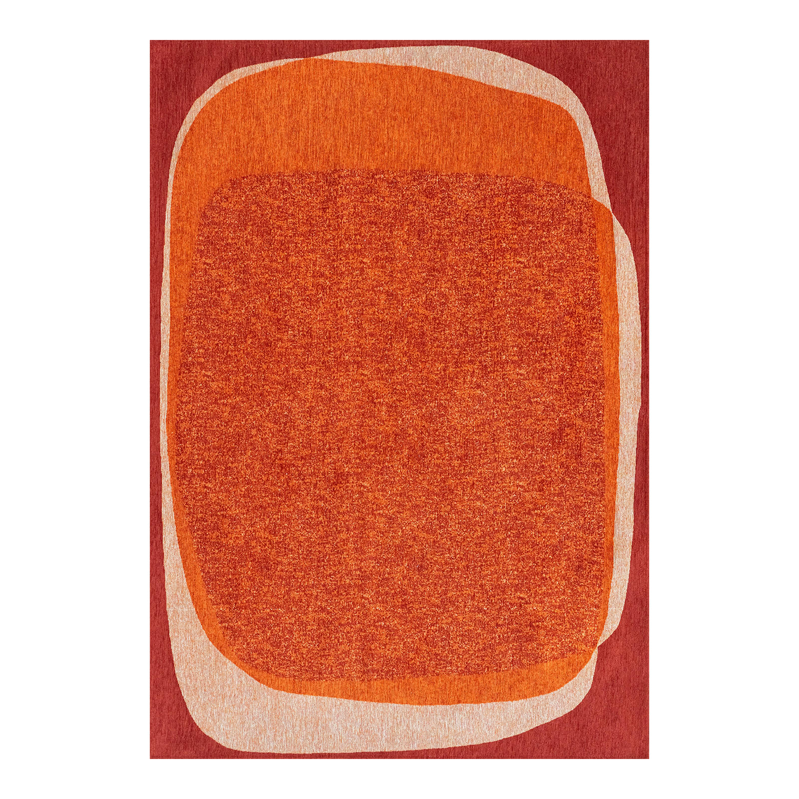 PREPROGA Marble Kanell 280/390 cm - rdeča, umetna masa/tekstil (280/390cm) - Louis De Poortere