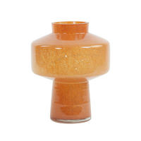 VASE Trasmon Orange Ø23,5/29,5 cm - Orange, Glas (23.5/29.5cm) - Light & Living