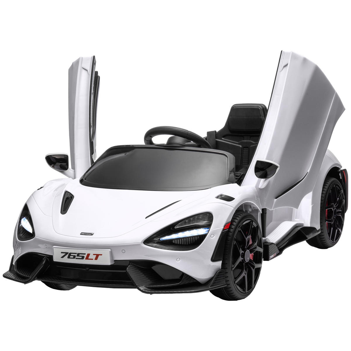 KINDER-ELEKTROAUTO DE-06233 McLaren lizenziert mit Fernbedienung Weiß - Weiß, Kunststoff/Metall (113/68/44cm) - ComfortXL