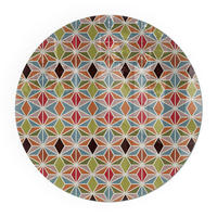 GLASPLATTE für Kamin Ø 60 cm - Braun, Glas (60/60/0.4cm) - TULUP